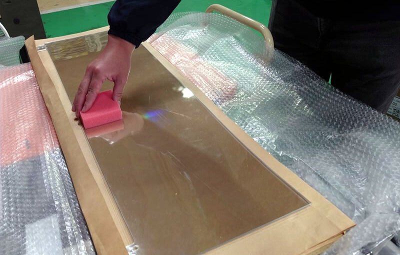 滑るシリコンコーティング　樹脂シート1