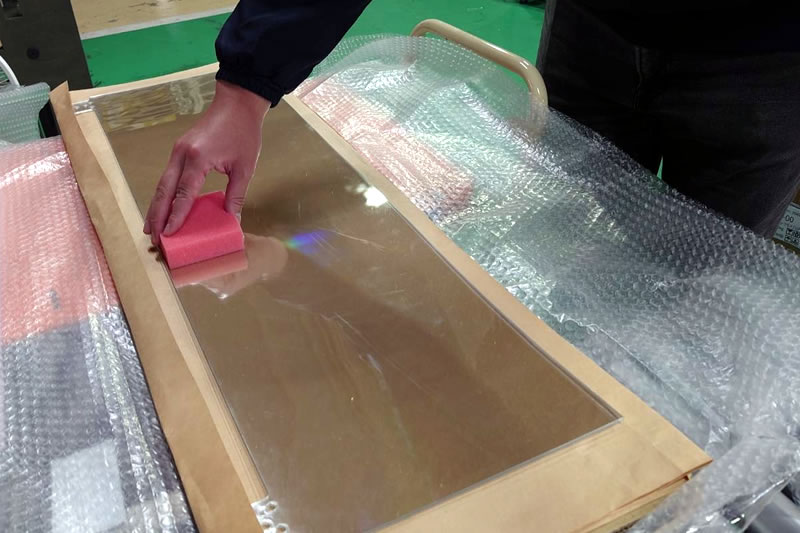 滑るシリコンコーティング　樹脂シート1